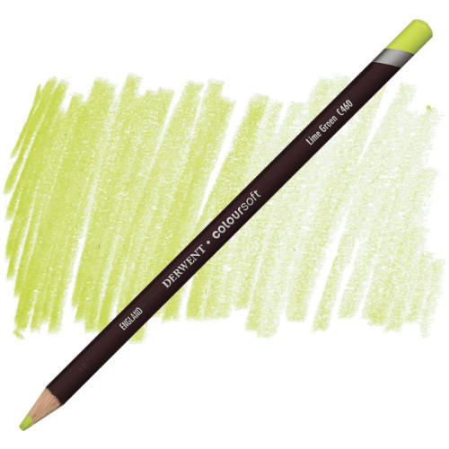 Карандаш цветной Derwent Coloursoft Зеленый лайм С460
