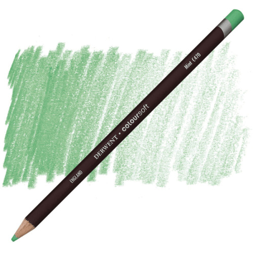 Олівець кольоровий Derwent Coloursoft мятний С470