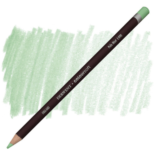 Олівець кольоровий Derwent Coloursoft Мятний блідий С490