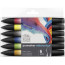 Маркеры акварельные Winsor Newton набор 6 шт. 0290164
