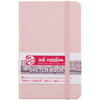 Скетчбук для графіки Art Creation 140 г/м2, 9х14 см, 80 л Pastel Pink