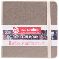 Скетчбук для графіки Art Creation 140 г/м2, 12х12 см, 80 л Pink Champagne