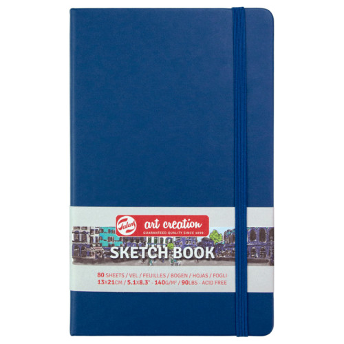 Скетчбук для графики Art Creation 140 г/м2, 13х21 см, 80 л Navy Blue