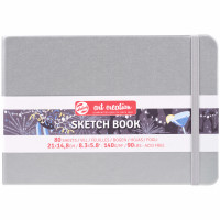 Скетчбук для графіки Art Creation 140 г/м2, 21х14, 8 см, 80 л Shiny Silver
