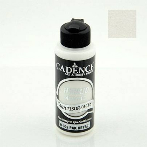 Акрилова фарба Cadence Hybrid Acrylic Multisurfaces 120 мл Pure White Білий ту HM0101_02