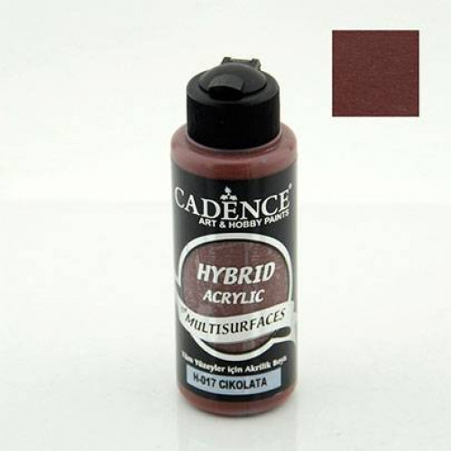 Акриловая краска Cadence Hybrid Acrylic Multisurfaces 120 мл Chocolate Шоколадный HM0101_17