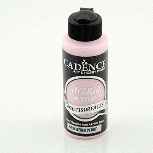 Акриловая краска Cadence Hybrid Acrylic Multisurfaces 120 мл Baby Pink Детский роз HM0101_24