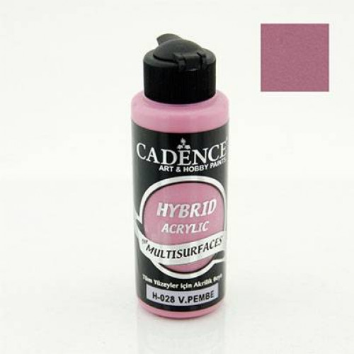 Акриловая краска Cadence Hybrid Acrylic Multisurfaces 120 мл Victoria Pink Розовая HM0101_28
