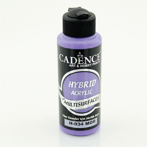 Акрилова фарба Cadence Hybrid Acrylic Multisurfaces 120 мл Purple Фіолетовий HM0101_34