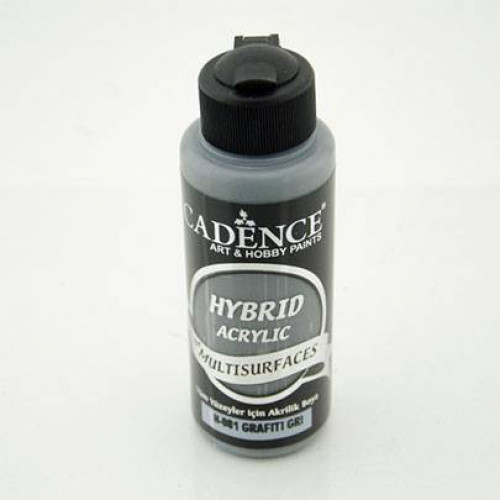 Акриловая краска для всех поверхностей Hybrid Acrylic Cadence 120 мл Graffiti Gray Серый графити