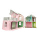 Ляльковий будиночок з балконом, МДФ, 58х31х53 см, ROSA TALENT
