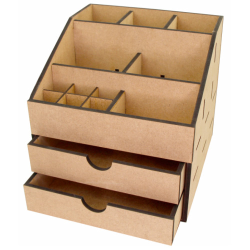 Декоративний комод-органайзер, 2 ящики, МДФ, 22,5х22,5х22,5см, ROSA TALENT
