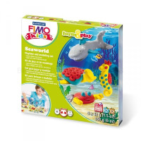 Набір пластики Fimo kids, Морський світ, 4 кол.*42 г, Fimo