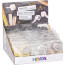 Дисплей бумажных скотчей Christmas mini, с пластиковым диспенсером, 12 ммх3 м, 5 шт. в наборе, 18 шт, Heyda