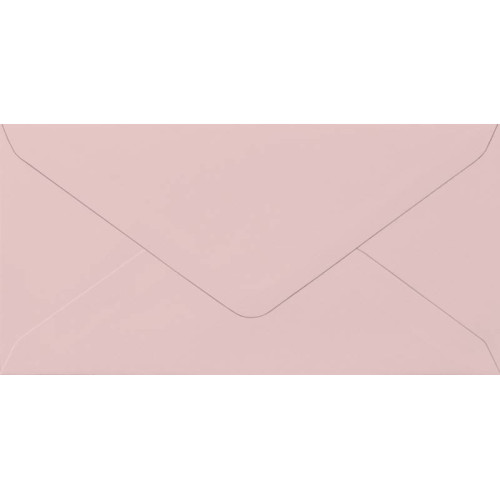 Набор конвертов 50 шт, 11х22 см, розовый, 200 г/м2, Heyda