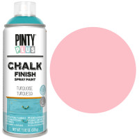 Краска-аэрозоль на водной основе Chalk-finish, Розовая светлая, 400 мл, PINTYPLUS