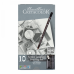 Набор графитных карандашей Artino Graphite, 10 шт., мет. коробка, Cretacolor