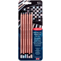 Набор цветных карандашей Metallic PASTEL, 6 цв., блистер, Derwent