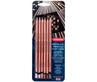 Набор цветных карандашей Metallic TRADITIONAL, 6 цв., блистер, Derwent