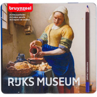 Набор цветных карандашей DUTCH MASTERS, Молочница, Ян Вермейер, 24шт., металл, Bruynzeel