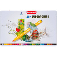Набор цветных фломастеров EXPRESSION, 25 шт Bruynzeel