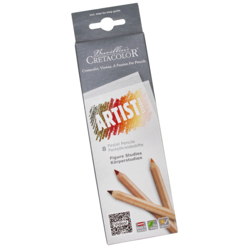 Набор карандашей пастельных Artist Studio Line, 8 шт., карт. коробка, Cretacolor