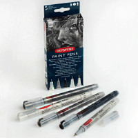 Набор цветных ручек лайнеров Derwent PAINT PEN PALETTE №4, 5 шт 2305521