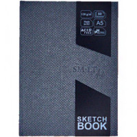 Скетчбук для ескізів Travelbook А5, 120г/м2, 80л, SMILTAINIS
