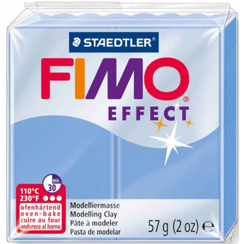 Пластика Fimo Effect Голубой агат 57 г