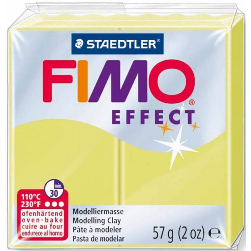Пластика Fimo Effect Жовта напівпрозора 57 г