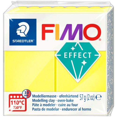 Пластика Fimo Effect Жовта неонова 57 г