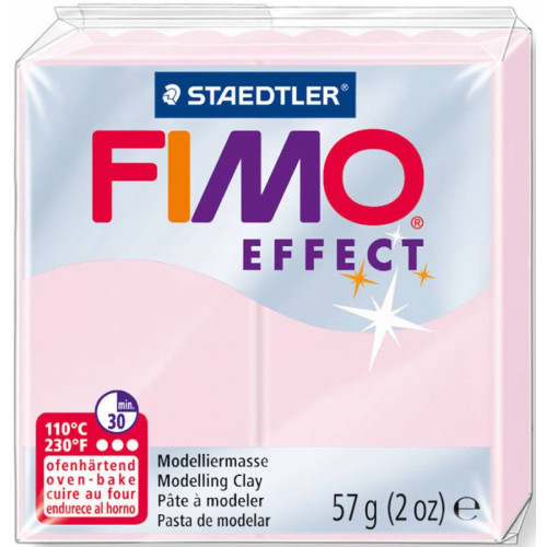 Пластика Fimo Effect Рожева пастельна 57 г