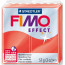 Пластика Fimo Effect Червона напівпрозора 57 г