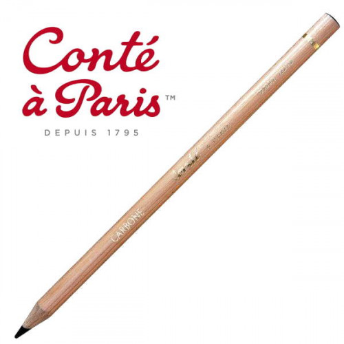 Карандаш угольный Conte Black lead pencil Carbon-round H арт 500119