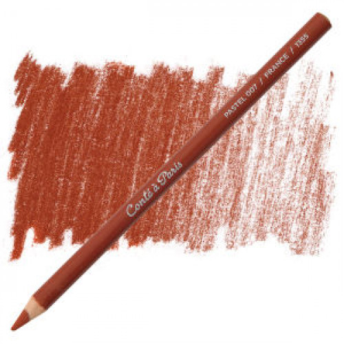 Пастельний олівець ContePastel Pencil, №007 Red brown Коричнево-червоний арт 500154