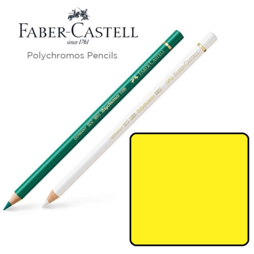 Карандаш цветной Polychromos Faber-Castell 104 светло-желтая глазурь 110104