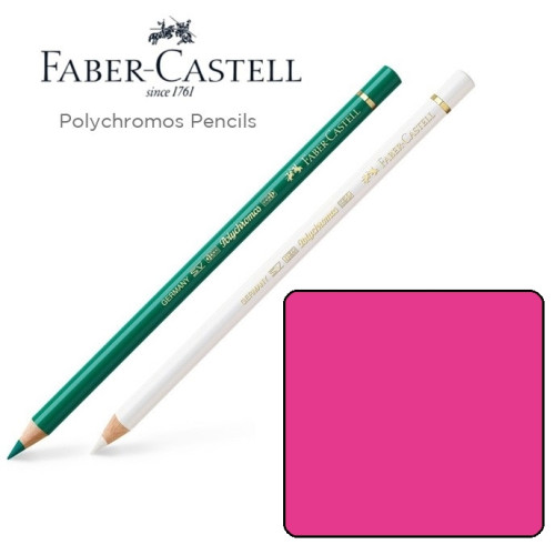 Олівець кольоровий Faber-Castell POLYCHROMOS колір фуксія №123 (Fuchsia), 110123