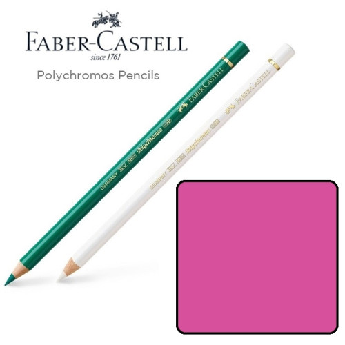 Олівець кольоровий Faber-Castell POLYCHROMOS колір середньо-пурпурний №125 (Middle Purple, Pink), 110125