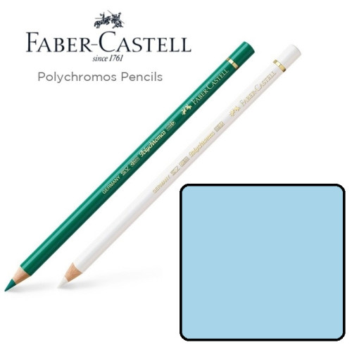 Олівець кольоровий Faber-Castell POLYCHROMOS колір світло-кобальтова бірюза №154 (Light Cobalt Turquoise), 110154