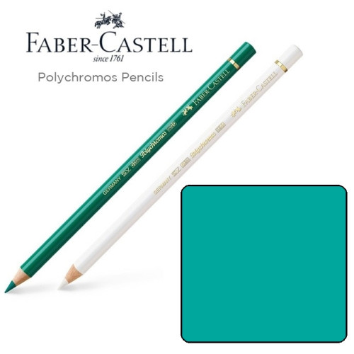 Карандаш цветной Polychromos Faber-Castell 161 бирюзовая зелень 110161