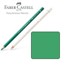 Олівець кольоровий Faber-Castell POLYCHROMOS колір смарагдово-зелений №163 (Emerald Green), 110163