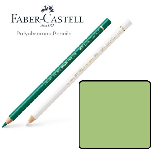 Олівець кольоровий Faber-Castell POLYCHROMOS колір трав'яна зелень №166 (Grass Green), 110166