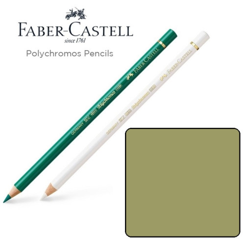 Олівець кольоровий Faber-Castell POLYCHROMOS колір хромова матова зелень №174 (Chrome Green Opaque), 110174