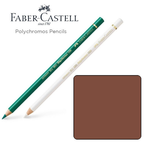 Карандаш цветной Polychromos Faber-Castell 176 коричневый Ван-Дейк 110176