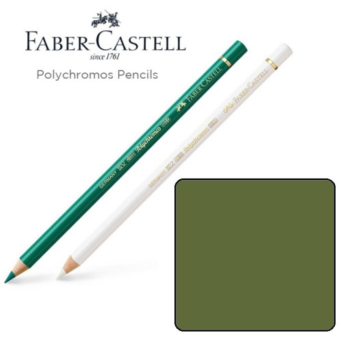 Олівець кольоровий Faber-Castell POLYCHROMOS хромова зелень №278 (Chrome Oxide Green), 110278