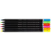 Набор цветных карандашей EXPRESSION NEON, 6 шт Bruynzeel