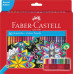 Олівці кольорові Faber-Castell 60 кол. classic картон унікальної коробки.