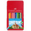Олівці кольорові Faber-Castell 12 кольорів Замок в металевій коробці, 115801 - товара нет в наличии