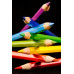 Олівці кольорові Faber-Castell 36 кольорів Замок + 3 двокольорові олівці + 1 чорнографітний + точилка, 110336