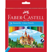 Олівці кольорові Faber-Castell 24 кольори Замок ,120124